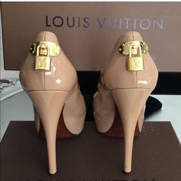 Louis Vuitton Shoes - Louis Vuitton Oh Really Peep Toe Platform Heels